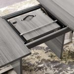 Alf Italia Iris dining table top expansion view