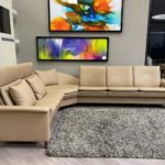 Stressless Aurora Sectional Sand - front view