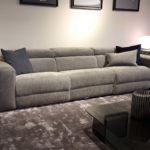 natuzzi italia balance sofa pegaso fabric warm grey