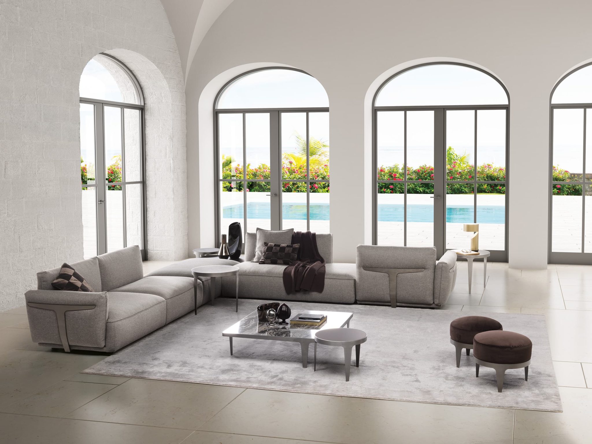 Natuzzi Italia Herman Sectional Furnitalia Contemporary Italian