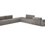 Natuzzi Italia - Herman Sectional 2981 - sectional on white background 2