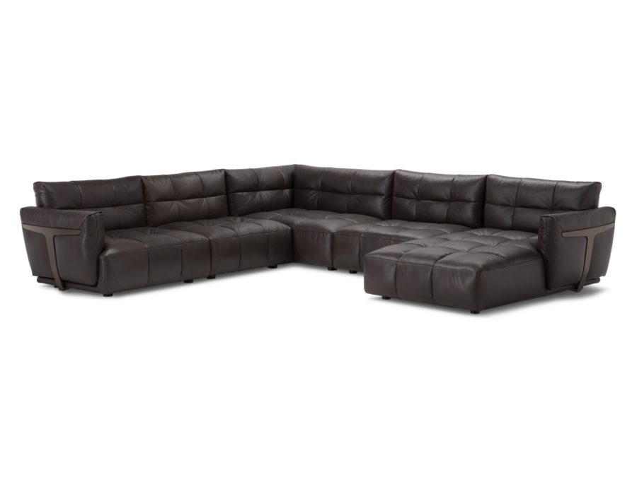 Natuzzi Italia - Herman Sectional V981 - on white background