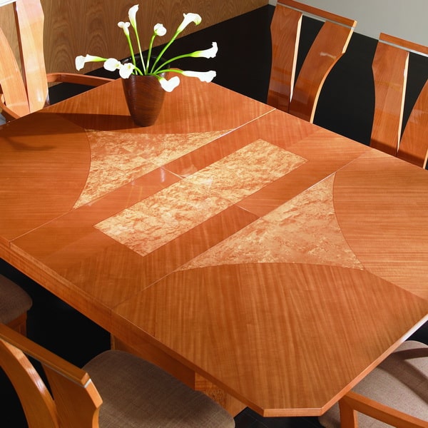 Nicole Miller Central Park Dining Table - extended Top View