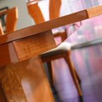 Nicole Miller Central Park Dining Table closeup view