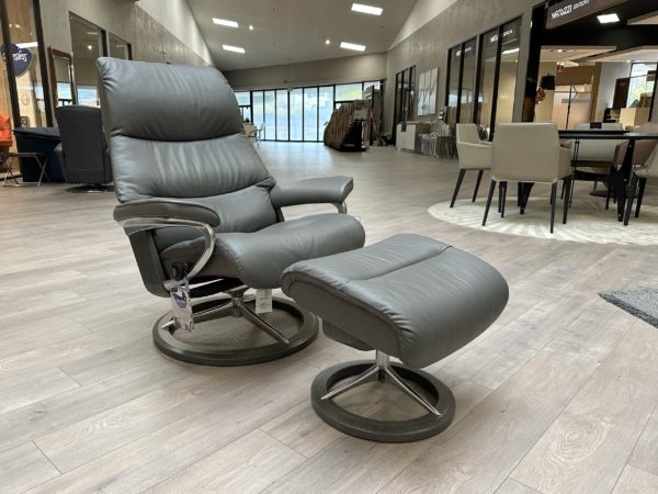 Stressless View Signature Base Large Paloma Metal Grey