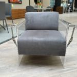 Bontempi Aqua Armchair Dark Grey Stitch 2