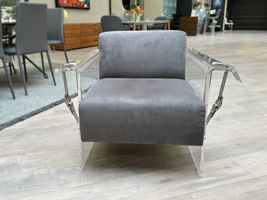 Bontempi Aqua Armchair Dark Grey Stitch 2