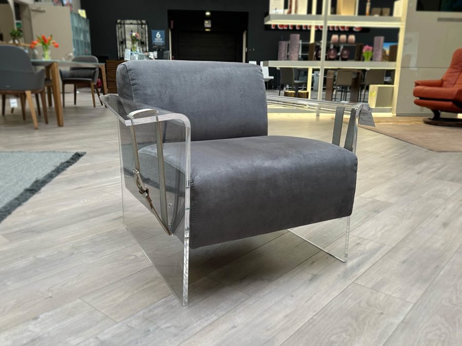 Bontempi Aqua Armchair Dark Grey Stitch