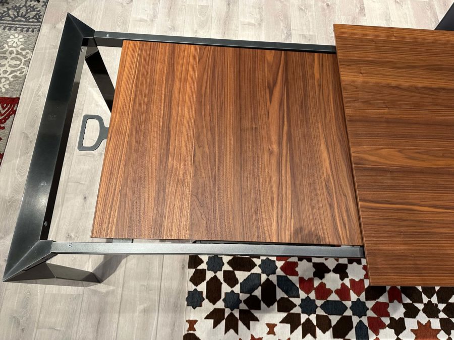 Bontempi Mirage Extendable Dining Table Walnut 5