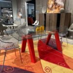 Bontempi Aron Dining Table Red 2