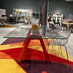 Bontempi Aron Dining Table Red 3