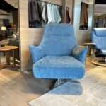 Calma C056 Swivel Chair Blue Avion 2