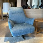 Calma C056 Swivel Chair Blue Avion 4