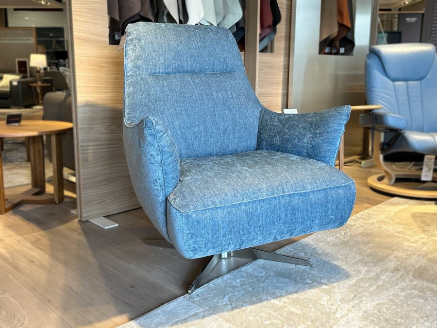 Calma C056 Swivel Chair Blue Avion