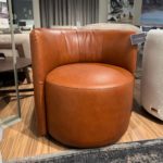 Estro Milano Emma IS419 Swivel Chair Cognac