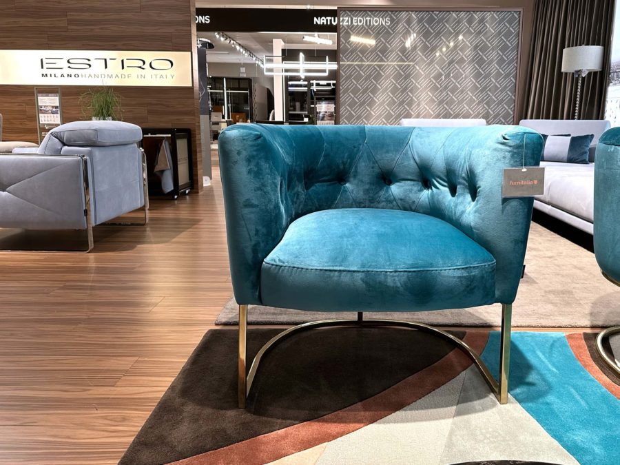Estro Milano Ludovia Armchair Verde 2