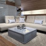 Estro Milano Manhattan 4pc Sectional Light Grey