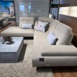 Estro Milano Manhattan 4pc Sectional Light Grey 4