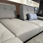 Estro Milano Manhattan 4pc Sectional Light Grey 6