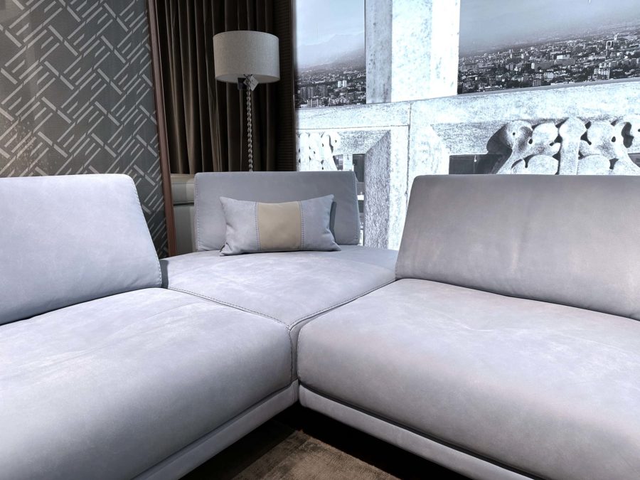 Estro Milano Spazio Sectional Maya Blue 6