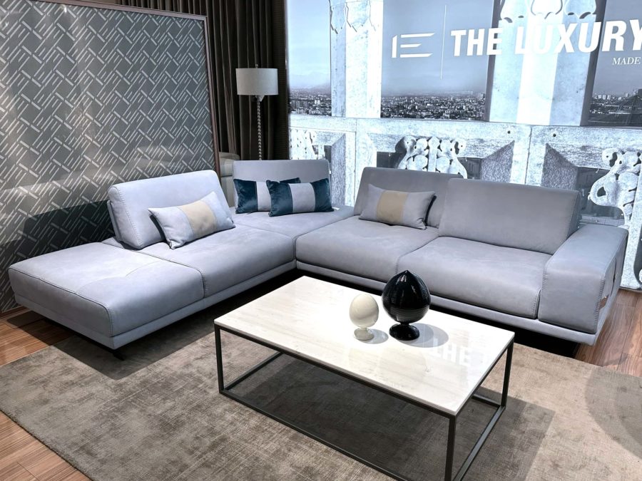 Estro Milano Spazio Sectional Maya Blue 7