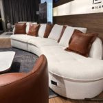 Estro Milano Vela 3pc Sectional White 3