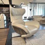 Natuzzi Italia Ilia Reclining Armchair Cold White