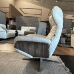 Natuzzi Italia Ilia Reclining Armchair Cold White 3