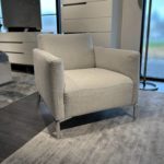 Natuzzi Italia Tratto 2811 Armchair Cold White