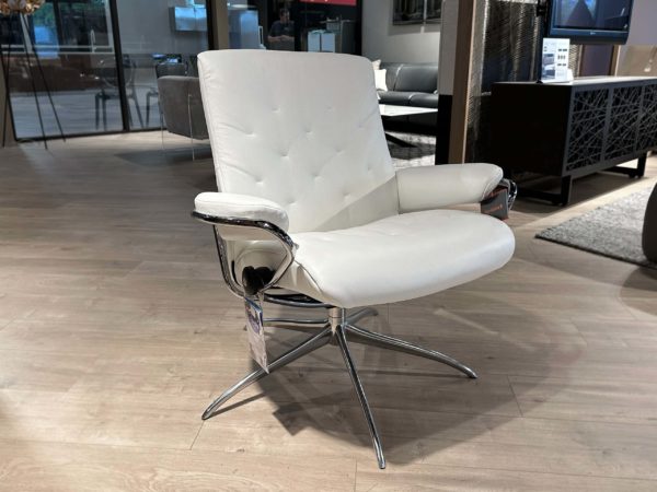 Stressless Metro Recliner Low-Back Off-White