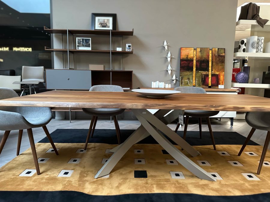 Bontempi Artistico Dining Table Walnut 3