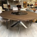 Bontempi Barone Round Dining Table Ring Spessart Oak 2