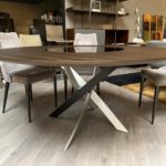 Bontempi Barone Round Dining Table Ring Spessart Oak 4