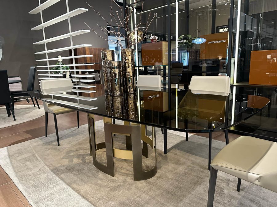Bontempi Imperial Dining Table Bronze - Image 4