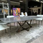 Bontempi Millenium Table Glossy-Grey SuperMarble 2