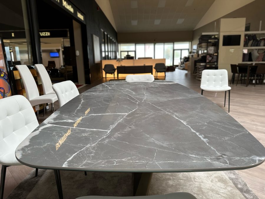Bontempi Millenium Table Glossy-Grey SuperMarble 4