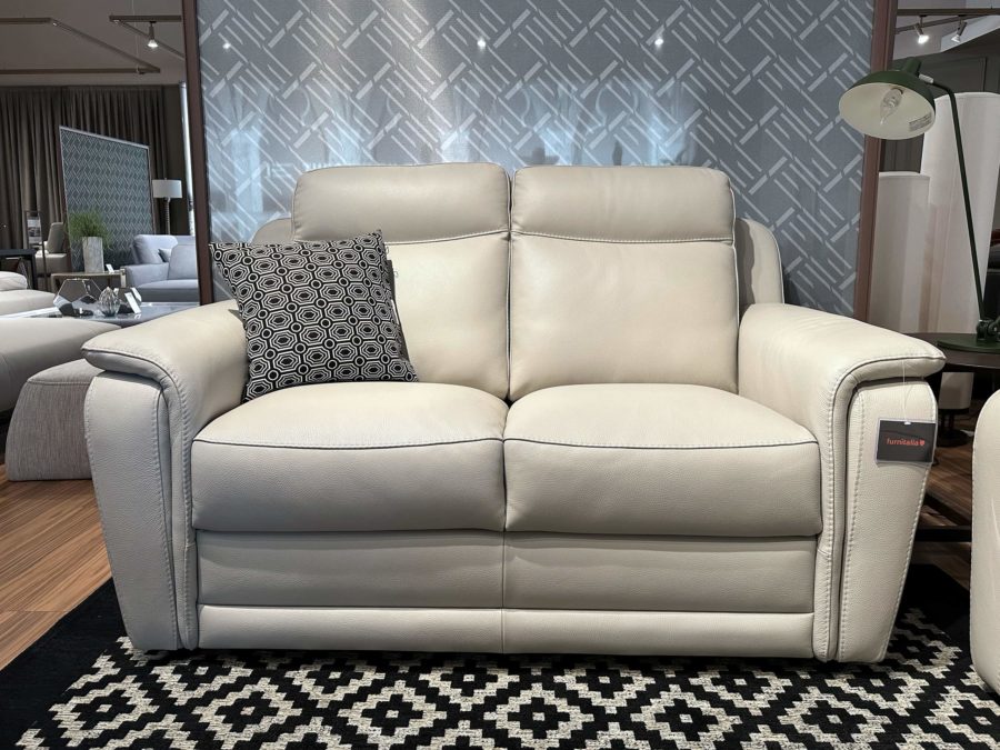 Estro Milano Bristol Loveseat Pearl Grey