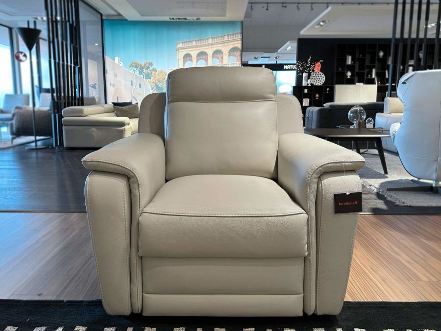 Estro Milano Bristol Power Armchair Pearl Grey 2