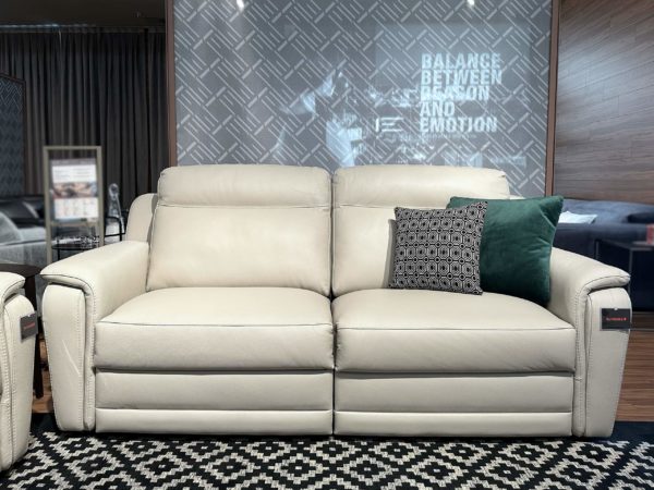 Estro Milano Bristol Power Sofa Pearl Grey