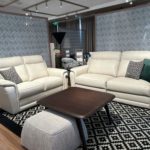 Estro Milano Bristol Sofa and Loveseat Pearl Grey