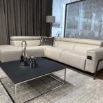 Estro Milano Claire R Sectional Pearl Grey