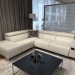 Estro Milano Claire R Sectional Pearl Grey 3