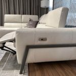 Estro Milano Claire R Sectional Pearl Grey 5