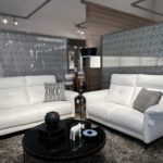 Estro Milano Diva Power Sofa and Loveseat White