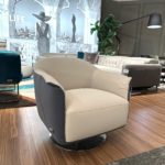 Estro Milano Kay Swivel Chair Pearl