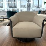 Estro Milano Kay Swivel Chair Pearl 2