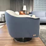 Estro Milano Kay Swivel Chair Pearl 3