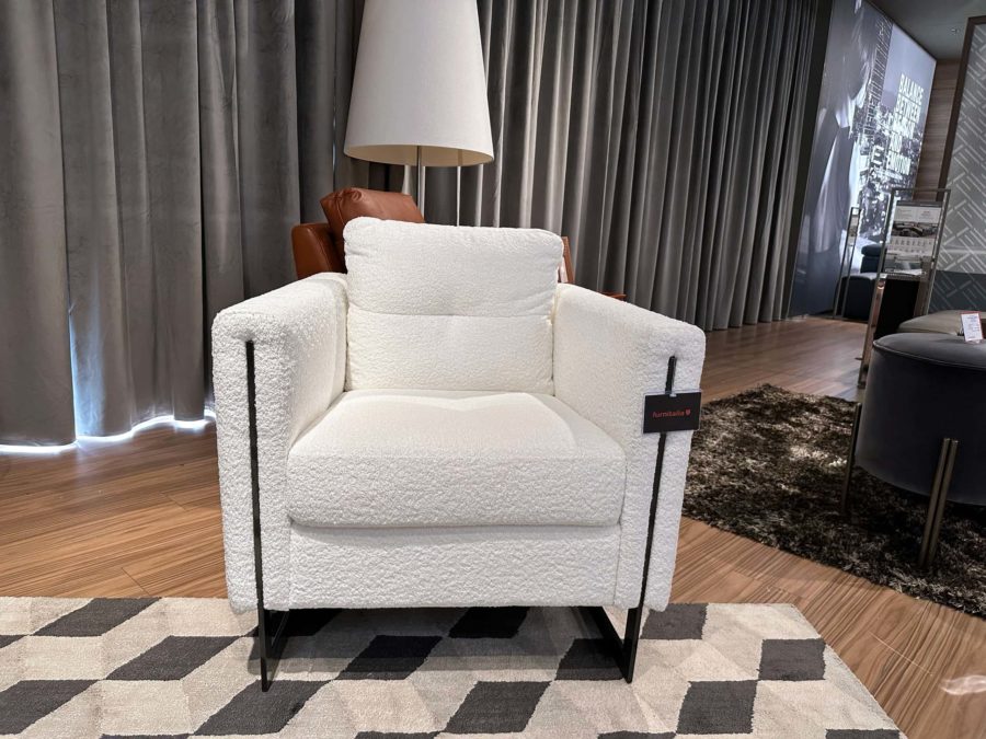 Estro Milano Melissa Armchair White 2