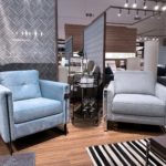 Estro Milano Melissa Armchair and Montecarlo amrchair light blue