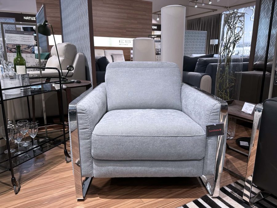 Estro Milano Montecarlo Armchair Light Blue 2